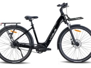 Vogue Pantheon E-Bike Mat Zwart midden-motor Gates Belt snaar