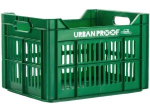 Gerecyclede Fietskrat Urban Proof Click 30 Liter Leger groen