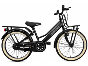Kinderfiets Kyoso Blossom Classic 20 inch remnaaf mat zwart
