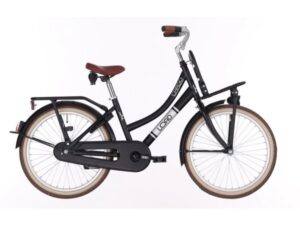 Bikefun Load 20″ meisjesfiets remnaaf mat zwart 2026