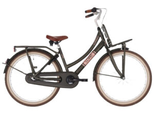 Bikefun Load 24″ meisjesfiets 3 versnellingen remnaaf mat green 2026