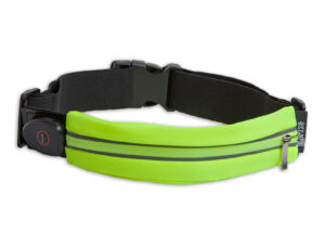 Reflecterende LED heuptas / hardloopriem USB