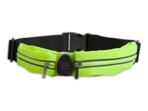 Reflecterende LED heuptas / hardloopriem (dubbel) USB