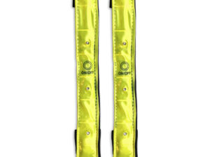 Reflecterende armband 4 LED’s (2x)