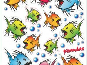 Stickerset piranha’s